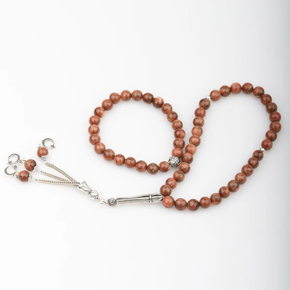 KUTULU 33 LÜ TESBİH BİLEKLİK SETİ YILDIZ TAŞI ürün görseli 1