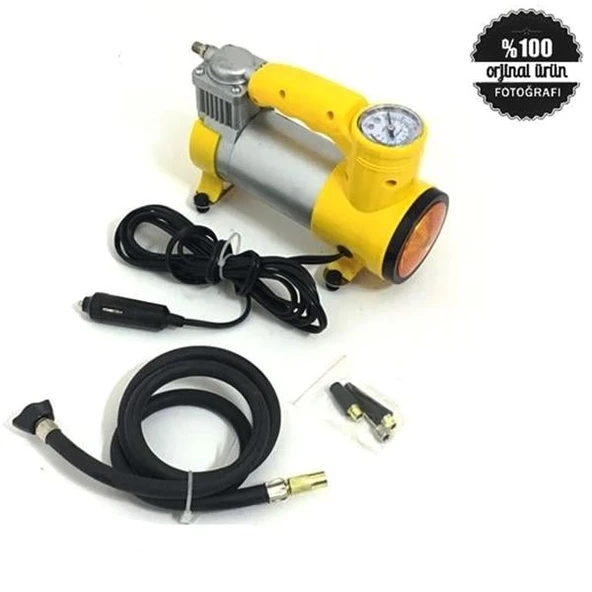 Hko Hava Kompresörü Metal Isıklı 12V 150 Psı Çantalı - 6