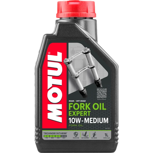 Motul Fork Oil Expert Medium 10W 1 Lt Amartisör Yağı