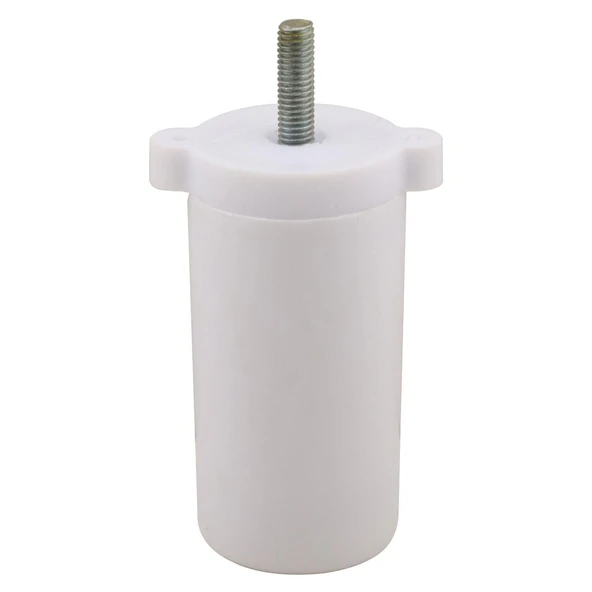 Mobilya Kanepe Sehpa TV Ünitesi Koltuk Orta Destek Ayağı Ayarlanabilir 9.5 cm Beyaz Baza Ayak 4 ADET - Resim 5