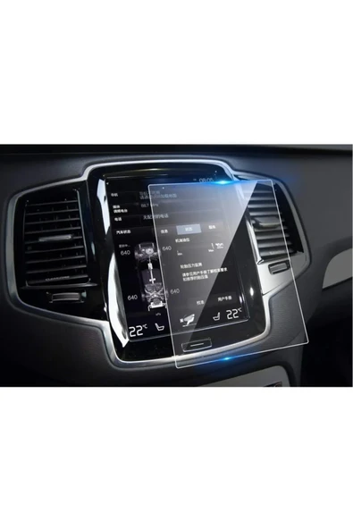 Volvo Xc60 8.7'' Multimedya Uyumlu Kırılma Önleyici Nano Ekran Koruyucu Film
