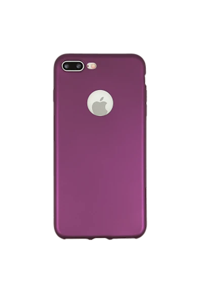 Apple iPhone 8 Plus Premium Silikon Kılıf Mor
