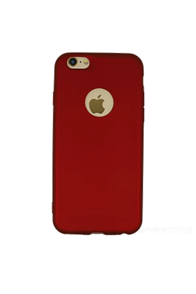 Apple iPhone 8 Premium Silikon Kılıf Bordo