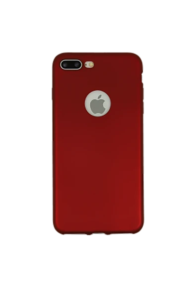 Apple iPhone 7 Plus Premium Silikon Kılıf Bordo
