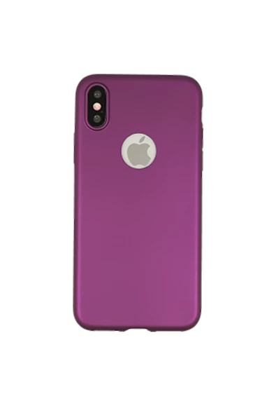 Apple iPhone XS Max Premium Silikon Kılıf Mor