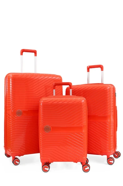 ÇÇS 5239 Polipropilen 3 lü Valiz Seti - 10