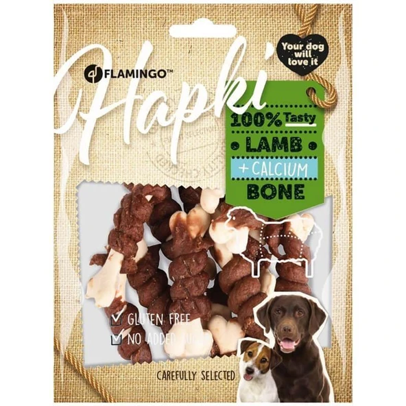 Flamingo Hapki Kalsiyum Kuzulu Kemik Köpek Ödül Maması 150 Gr