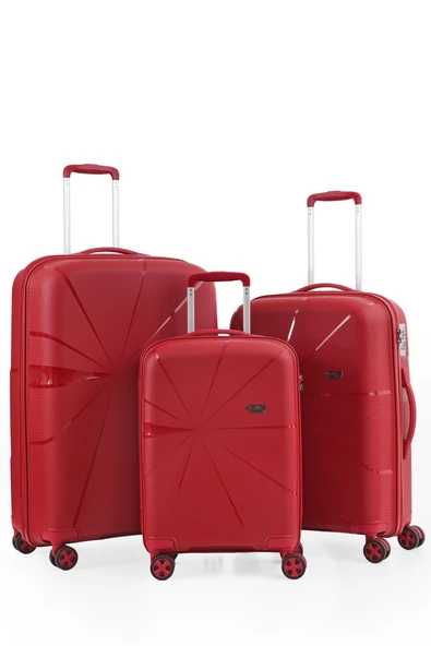 ÇÇS 5264 Polipropilen 3 lü Valiz Seti - 3