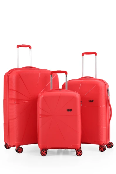 ÇÇS 5264 Polipropilen 3 lü Valiz Seti - 7