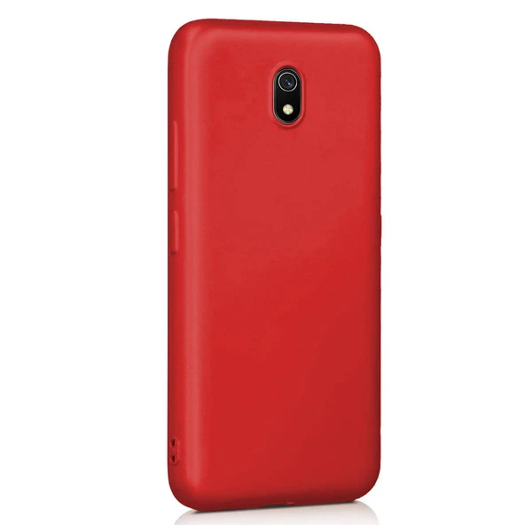 Xiaomi Redmi 8A Premium Silikon Kılıf Bordo