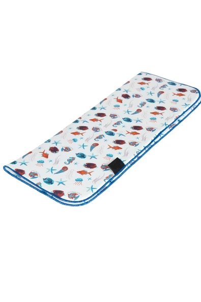 Bulaşık Kurutma Örtüsü, Bulaşıklık, Tezgah Üstü Bulaşık Matı, Süper Emici Mutfak Matı, Balık Desenli - 3