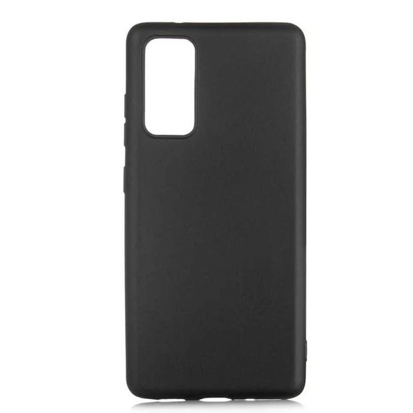 Samsung Galaxy S20 Ultra Premium Silikon Kılıf Siyah