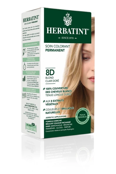 Herbatint Light Golden Blonde 8D Saç Boyası