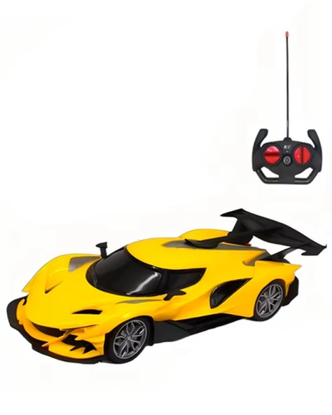Ctoys 1:16 Uzaktan Kumandalı Usb Araba RC Trafik Işıklı Sarı 898A - 2