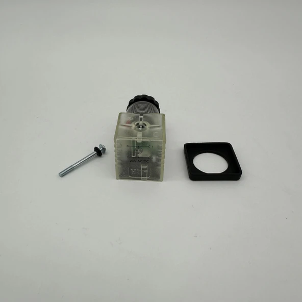 Pnömatik Valf Ventil Ledli Dar Soket 11mm 220 Ac/Dc - Resim 4