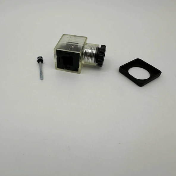 Pnömatik Valf Ventil Ledli Dar Soket 11mm 220 Ac/Dc - Resim 5