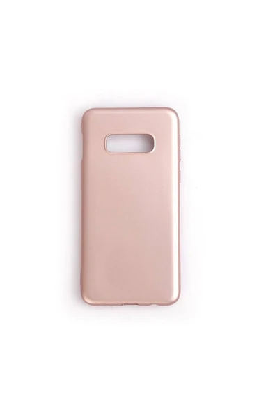 Samsung Galaxy S10 Premium Silikon Kılıf Rose Gold