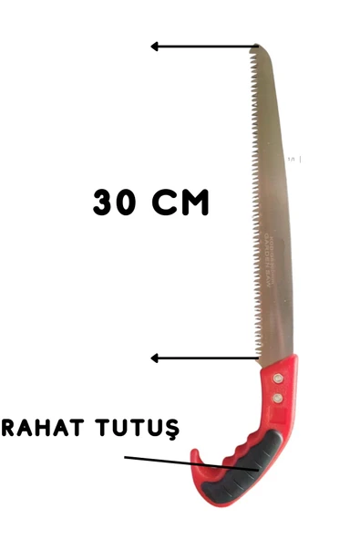 HAFSER Budama Testeresi El Testeresi Bağ Testeresi 30CM