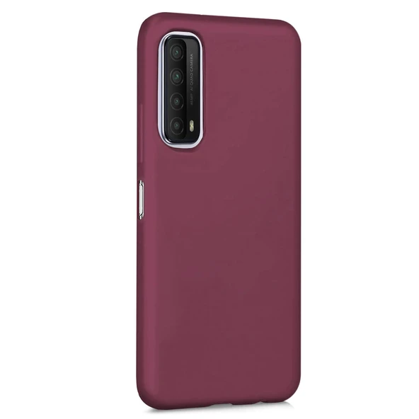 Huawei P Smart 2021 Premium Silikon Kılıf Mor