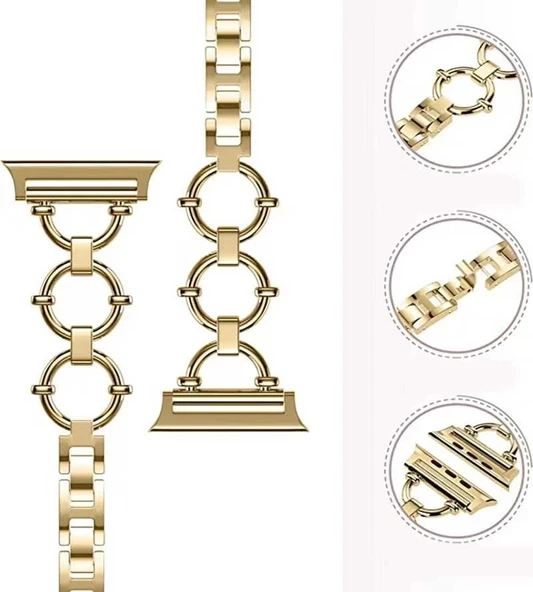 ​​​Apple Watch 7 45mm KRD-56 Metal Kordon - 11