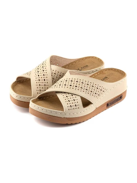 ROY JONES 3025 BEJ COMFORT CASUAL ANATOMİK GÜNLÜK TERLİK