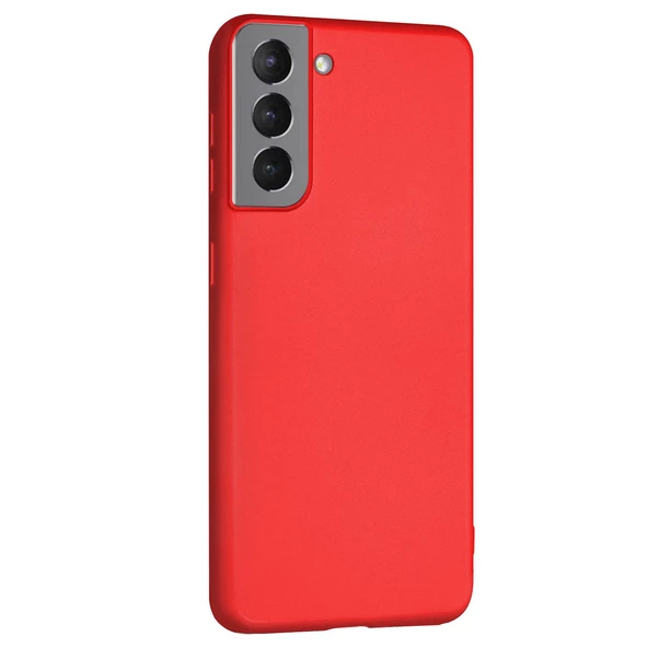 Samsung Galaxy S21 Premium Silikon Kılıf Bordo