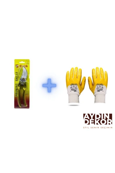 ELKA Budama Makası + Eldiven