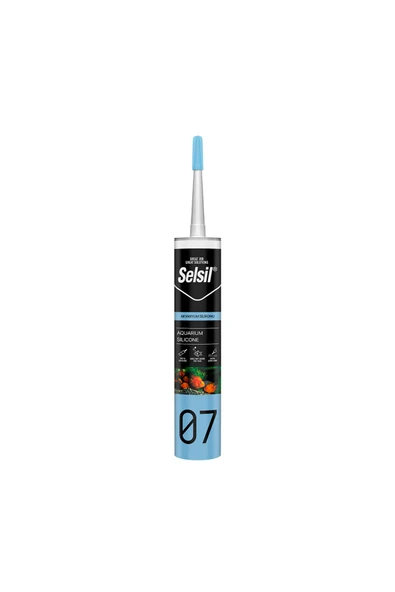 Selsil SELSİL ANTİBAKTERİYEL AKVARYUM SİLİKONU ŞEFFAF 280 ML