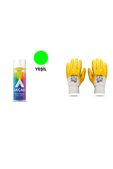 Akçalı AKÇALI Sprey Boya Yeşil - Eldiven