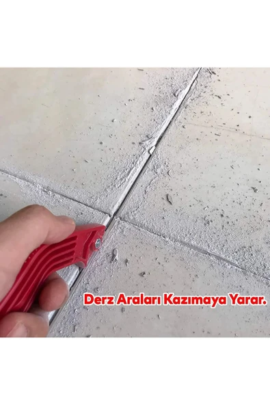 HAFSER 2'Li Set Fayans Arası Beyaz Hazır Derz Boyama Dolgusu + Derz Kazıyıcı Temizleyici - 2