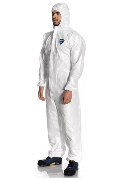 Faba T-530 Tip 5 6B Koruyucu Tulum Antistatik Nefes Alabilir Tek Kullanımlık Tulum - 5