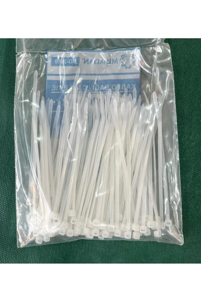 Medalyan 100 ADET 100 MM KABLO BAĞI- CIRT SABİTLEME-SABİTLEYİCİ-TUTUCU-ÇOK AMAÇLI KULLANIM UYGUNDUR . ürün görseli