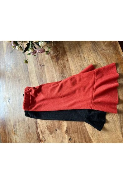 SUNA SİMLİ FLOŞ - ÇAN MODEL - FIRFIRLI ETEK NAR ÇİÇEĞİ - Resim 2