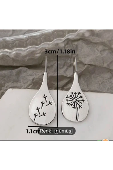 SUNA GÜMÜŞ KANCALI KÜPE