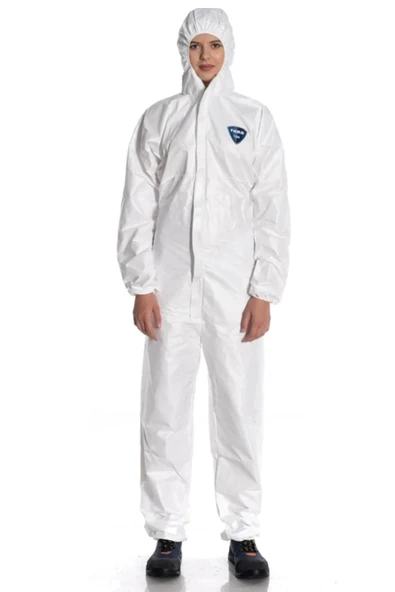 Faba T-530 Tip 5 6B Koruyucu Tulum Antistatik Nefes Alabilir Tek Kullanımlık Tulum