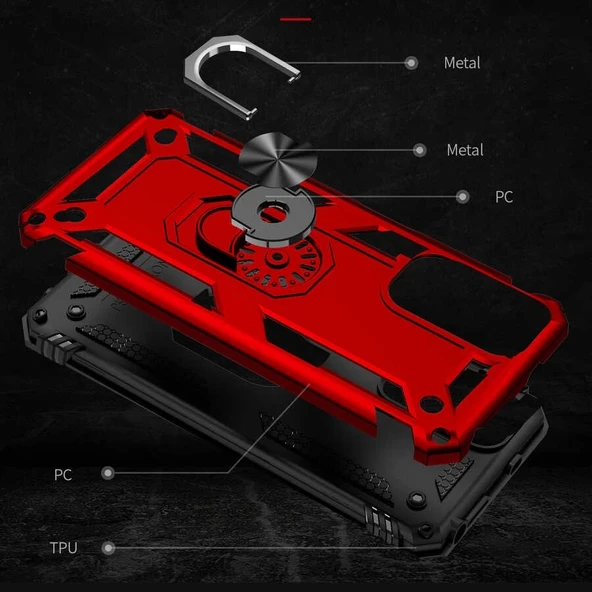 Xiaomi Redmi Note 11S Global Kılıf Zore Vega Kapak - 9