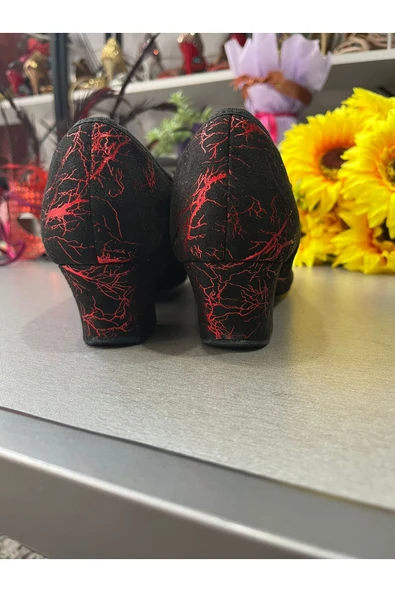 SUNA TANGO-SALSA-BACATA-SWING-SOLO-CAZZ PRATİK VE DANS AYAKKABISI 36 NUMARA - 3