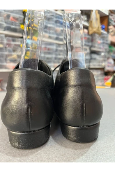 bitangosu SİYAH GERÇEK DERİ YENİ KALIP MASKARATLI ÇARIKMODEL 1 CM TOPUKLU ERKEK TANGO DANS VE SALON AYAKKABISI - 6