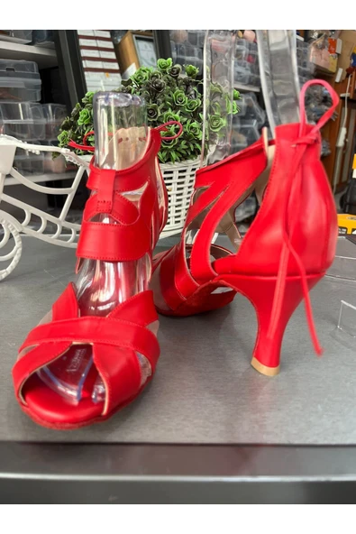 bitangosu 6 CM TOPUKLU SALSA, BACATA, LATİN DANSLARI KADIN AYAKKABISI- BİLEKTEN BAĞLI-GÜVENLİ -ŞIK -