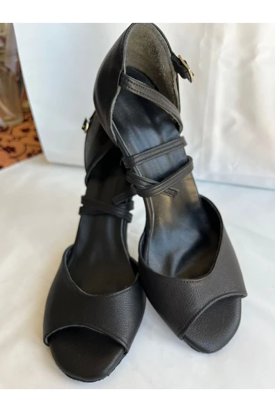 SUNA Tango, Salsa,bacata, Swıng Cazz Kadın Dans Ayakkabısı Kapalı Topuk 8,5 Cm (13 PONT) ürün görseli