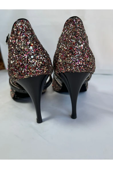 SUNA Tango, Salsa,bacata, Swıng Cazz Kadın Dans Ayakkabısı Kapalı Topuk 8,5 Cm (13 PONT) - Resim 2