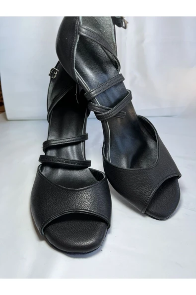 SUNA Tango, Salsa,bacata, Swıng Cazz Kadın Dans Ayakkabısı Kapalı Topuk 8,5 Cm (13 PONT) - Resim 5