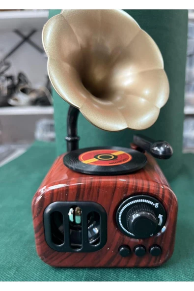 YAKUT GRAMAFON MÜZİK KUTUSU-KURMALI- OTOMATİK-NOSTALJİ- HEDİYE-Bİ TATLI SU-KLASİK MELODİLİ