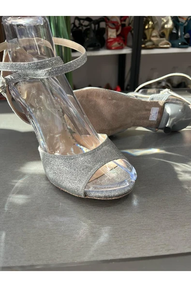 bitangosu LAME SİMLİ KELEBEK MODEL KADIN TANGO-DANS VE SALON AYAKKABISI 8,5 CM(13PONT)TOPUK BOYUNDA ENMODAMODE - 4