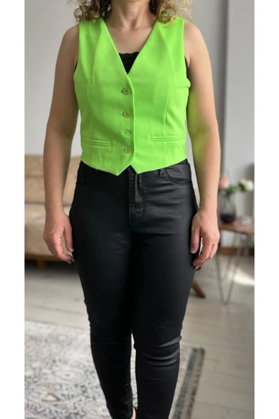 Consept AÇIK FISTIK YEŞİLİ  YELEK - Resim 2