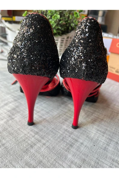 SUNA TANGO DANS AYAKKABISI ARKASI KAPALI BİLEK BAĞLI 8,5 CM (13 PONT) DERİ ÖZEL TASARIM - Resim 3