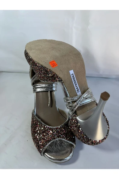SUNA Tango, Salsa,bacata, Swıng Cazz Kadın Dans Ayakkabısı Kapalı Topuk 8,5 Cm (13 PONT) - Resim 4