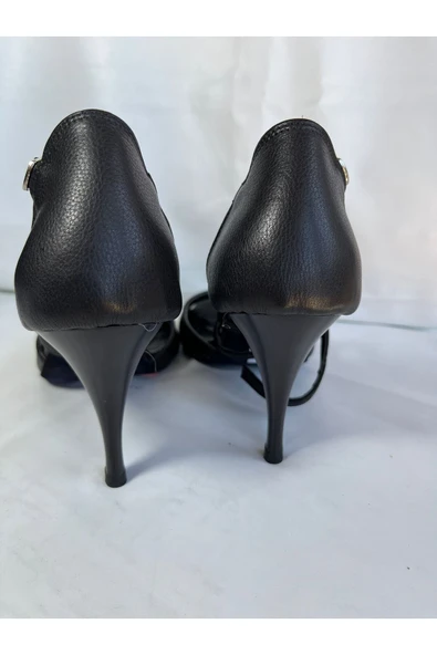 SUNA Tango, Salsa,bacata, Swıng Cazz Kadın Dans Ayakkabısı Kapalı Topuk 8,5 Cm (13 PONT) - Resim 3