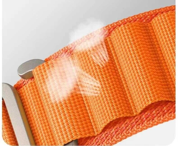 Apple Watch 7 45mm Zore KRD-74 Hasır Kordon - 9