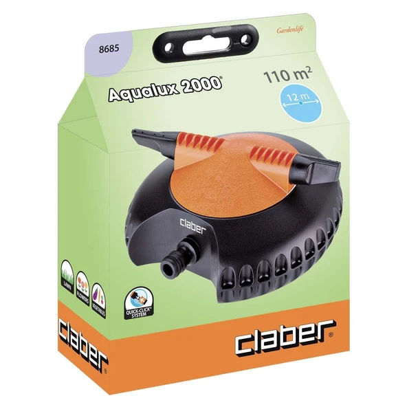 Claber 8685 Aqualux 2000 İki Kollu Döner Fıskiye - 2